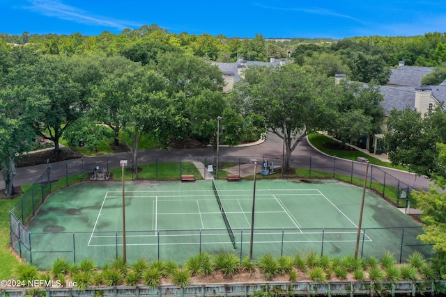 view of sport court