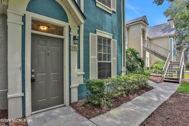 view of entrance to property