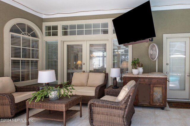 view of patio / terrace featuring outdoor lounge area