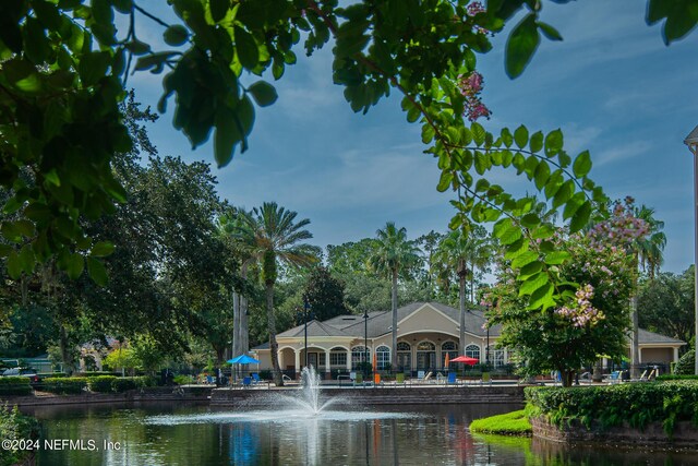 view of water feature