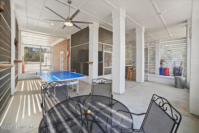 49 SW 279th Ave, Steinhatchee, FL 32359 - exterior space with outdoor dining space and ceiling fan
