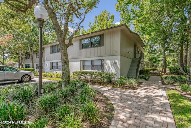 multi unit property featuring stairway