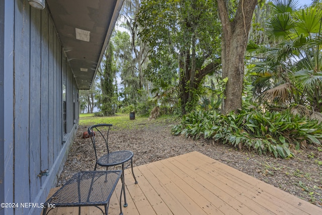 view of deck