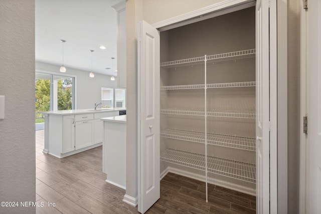 pantry featuring sink