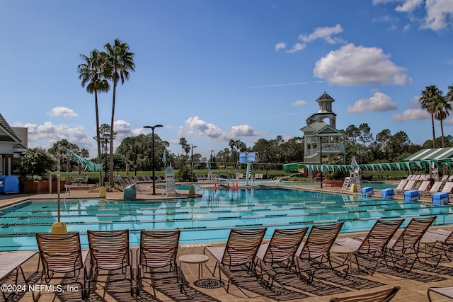 view of swimming pool