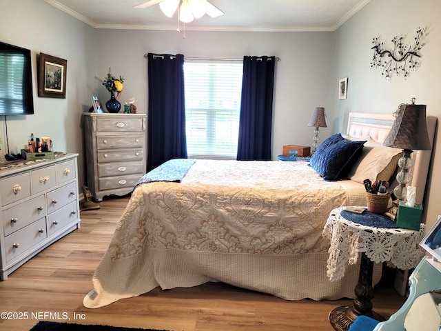 9252 San Jose Blvd Unit 4301, Jacksonville, FL 32257 - bedroom featuring light wood-style flooring and ornamental molding