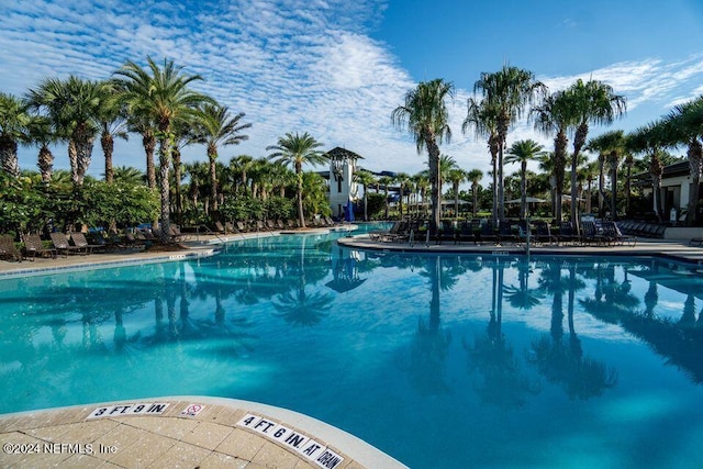 view of community pool