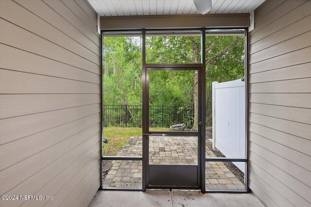 entryway with a wealth of natural light