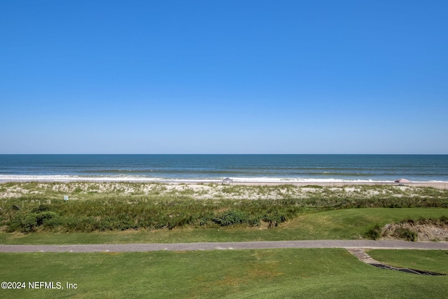 water view with a beach view