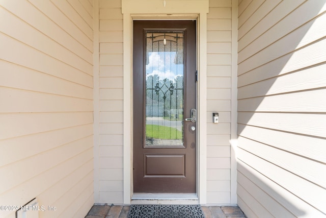 view of entrance to property