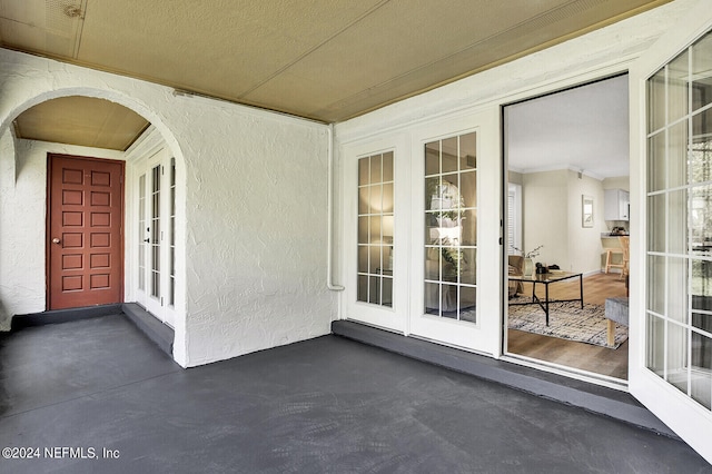 view of patio / terrace with french doors