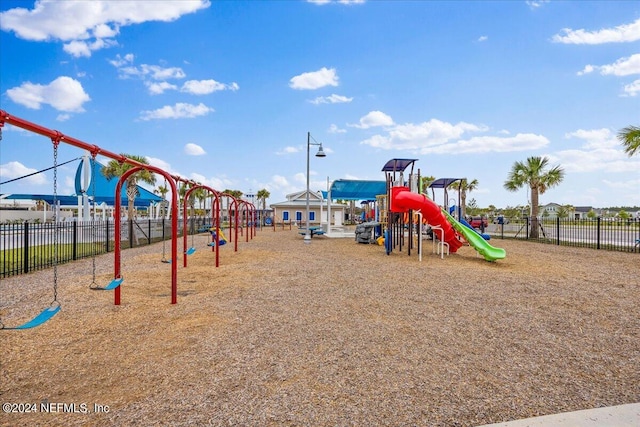 view of play area