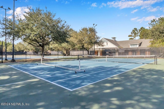 view of sport court