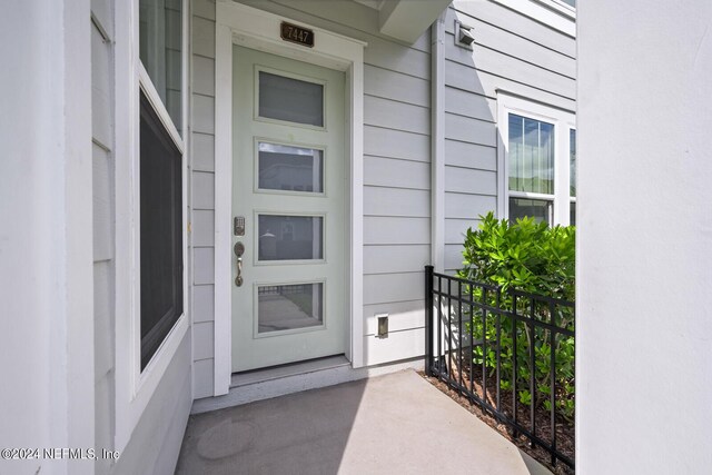 view of entrance to property