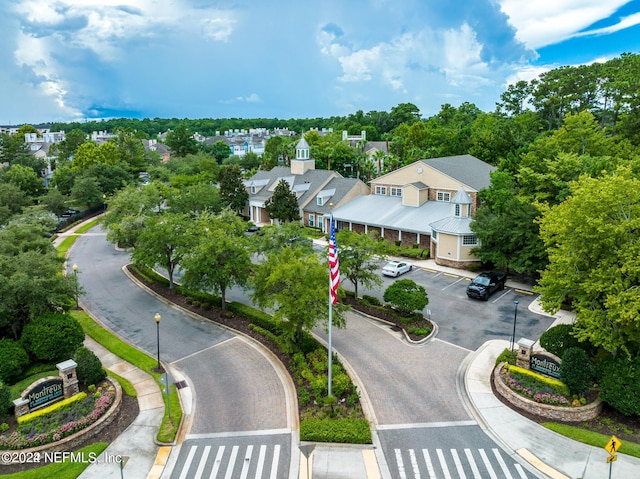 birds eye view of property featuring a residential view