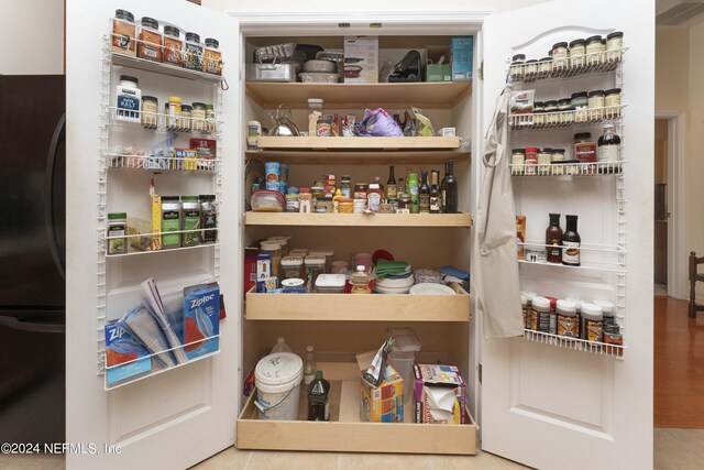 view of pantry