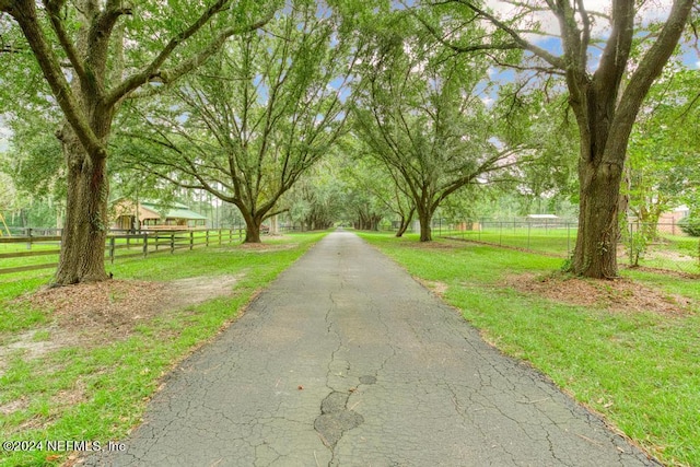 view of road