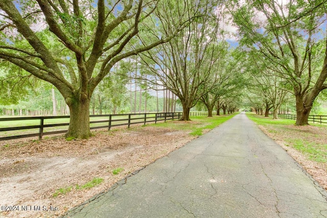 view of road