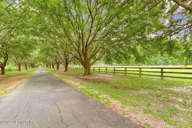 view of road