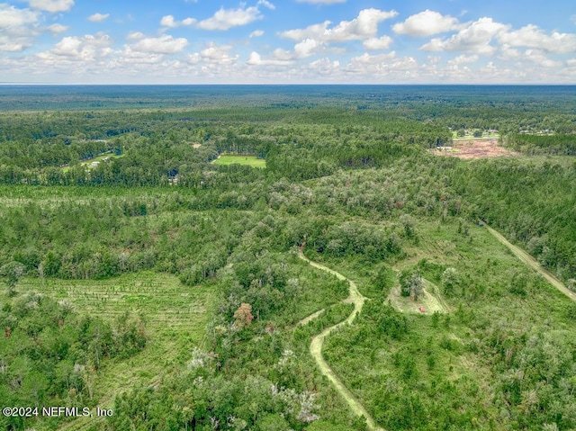 aerial view with a view of trees