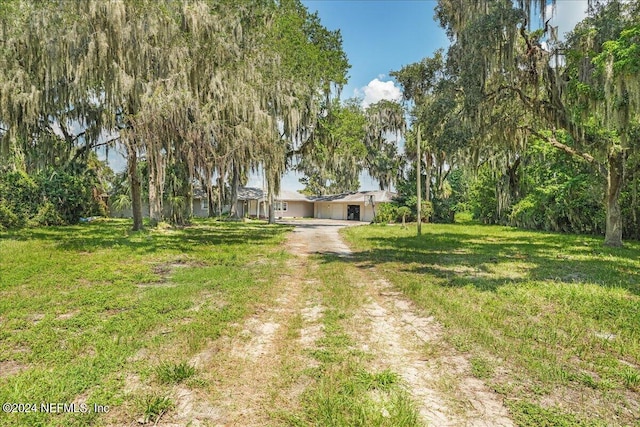 157 W Grandview Dr, East Palatka, FL 32131 - view of yard featuring dirt driveway