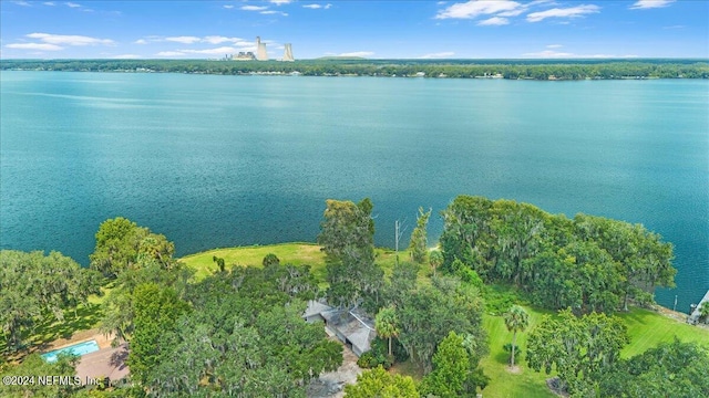 157 W Grandview Dr, East Palatka, FL 32131 - aerial view featuring a water view