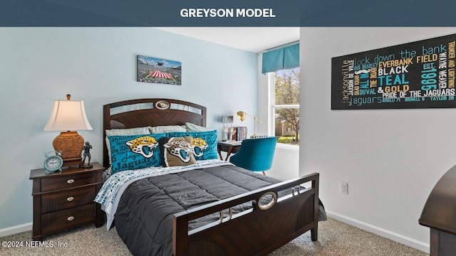 5944 Ortega Lake Dr, Jacksonville, FL 32244 - carpeted bedroom with baseboards
