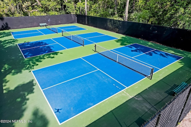 133 Sawmill Lakes Blvd, Ponte Vedra Beach, FL 32082 - view of tennis court featuring community basketball court