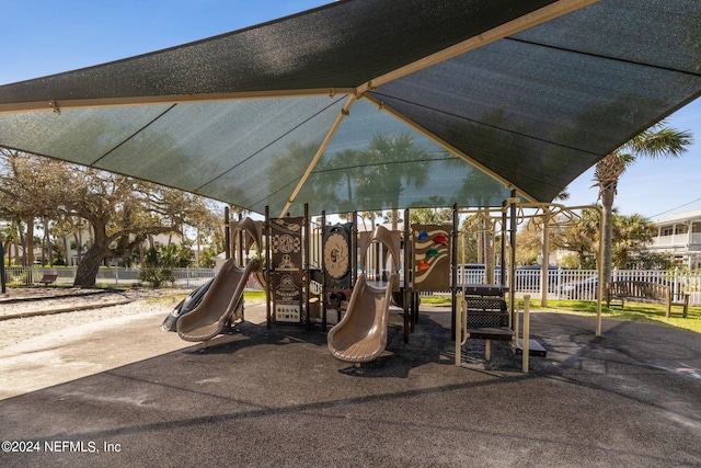 view of play area