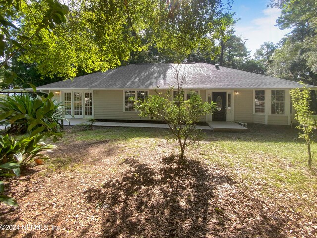 view of rear view of property