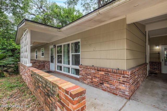 exterior space featuring a patio area