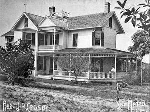 view of front of home with a balcony