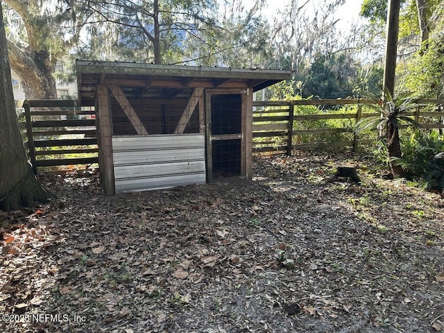 view of outbuilding