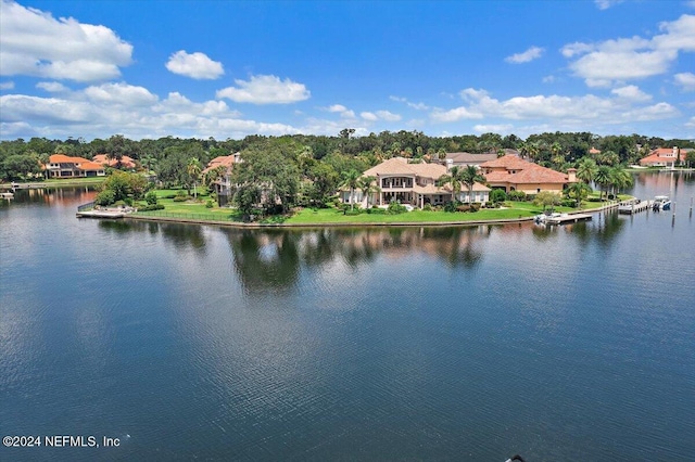 water view with a residential view