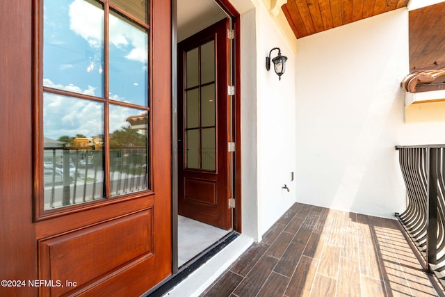 219 11th Ave S, Jacksonville Beach, FL 32250 - entrance to property featuring stucco siding