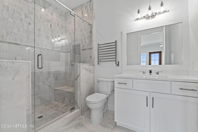 219 11th Ave S, Jacksonville Beach, FL 32250 - full bath featuring toilet, a stall shower, and vanity