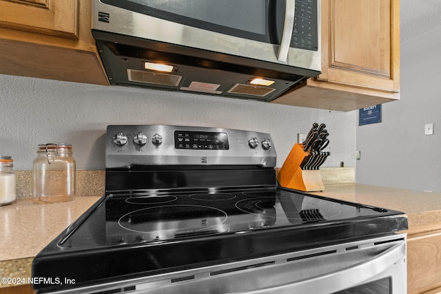 kitchen with stainless steel appliances