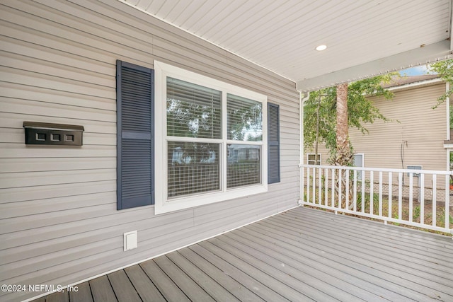 view of deck