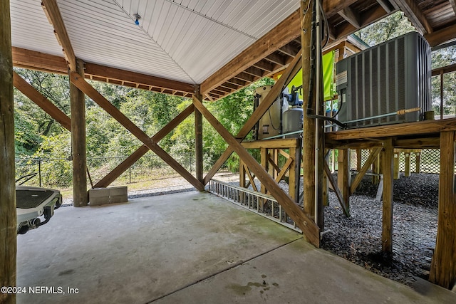 view of patio / terrace featuring cooling unit