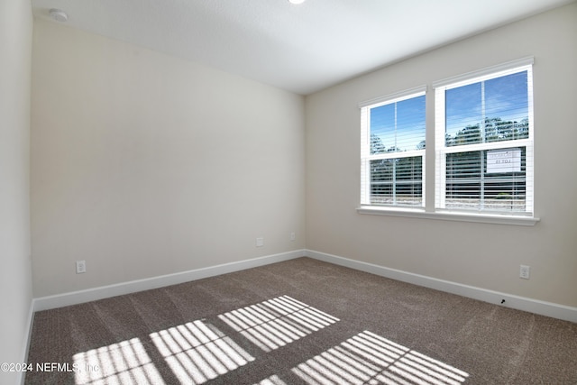 empty room with carpet flooring