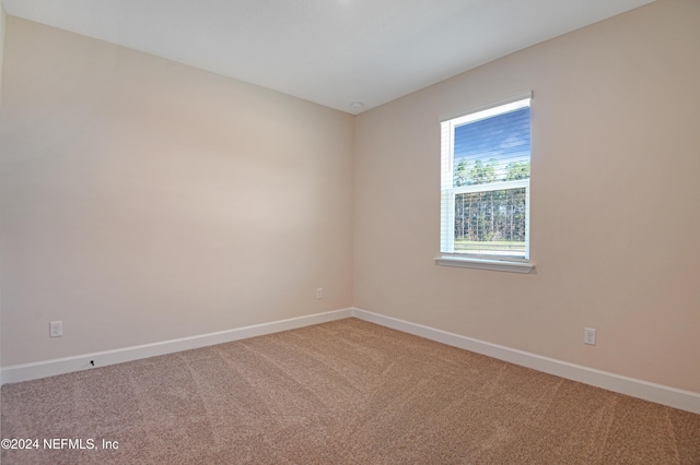 empty room featuring carpet