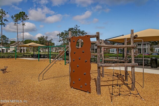 view of play area