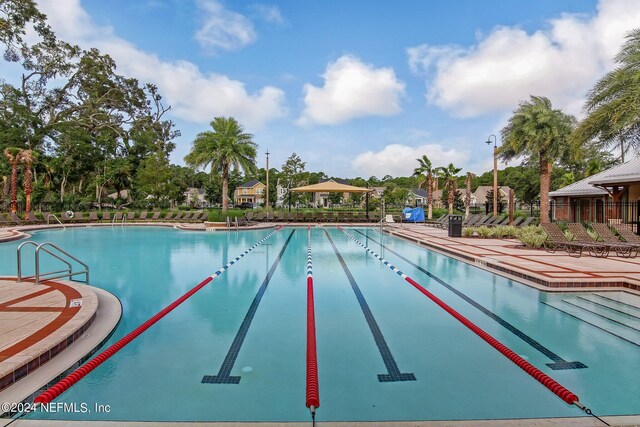 view of pool