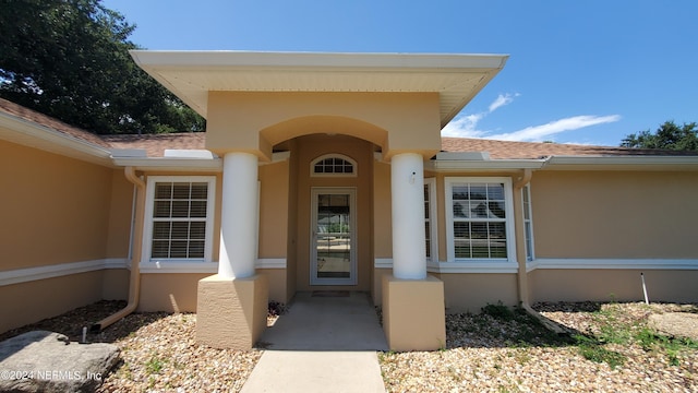 view of entrance to property