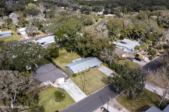 bird's eye view featuring a residential view