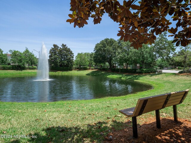 view of water feature