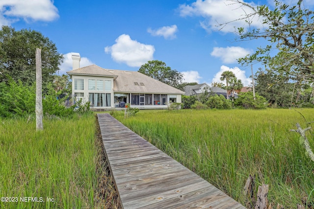 view of back of property