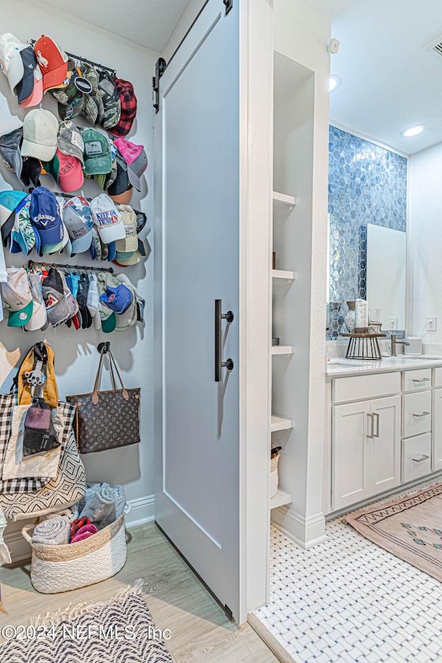 view of closet