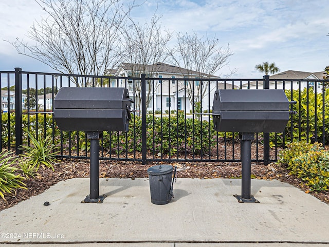 exterior details with fence