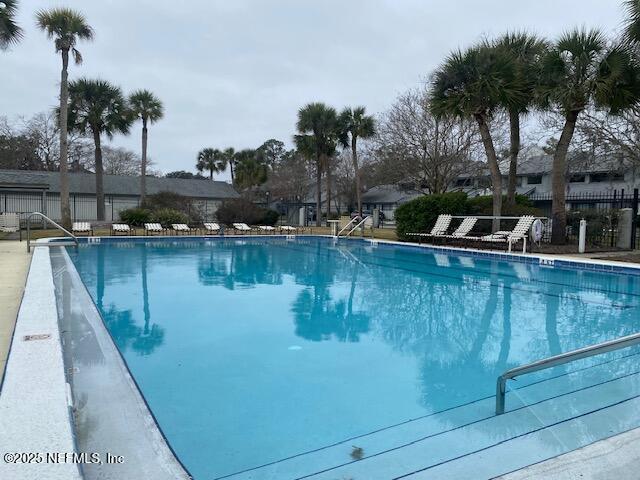 view of pool